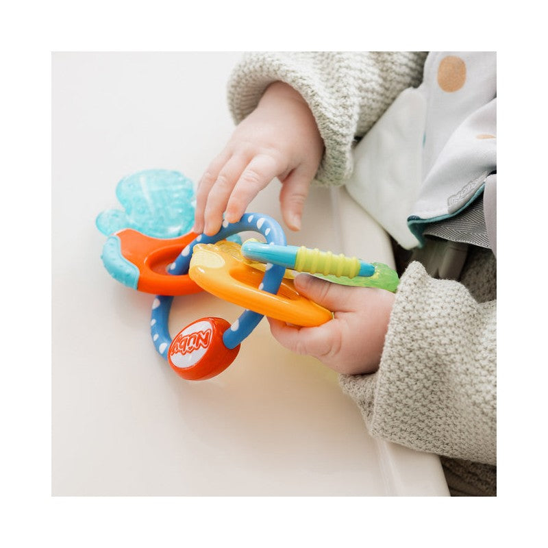Nuby Ice Gel Teether Keys - Neutral Image 3