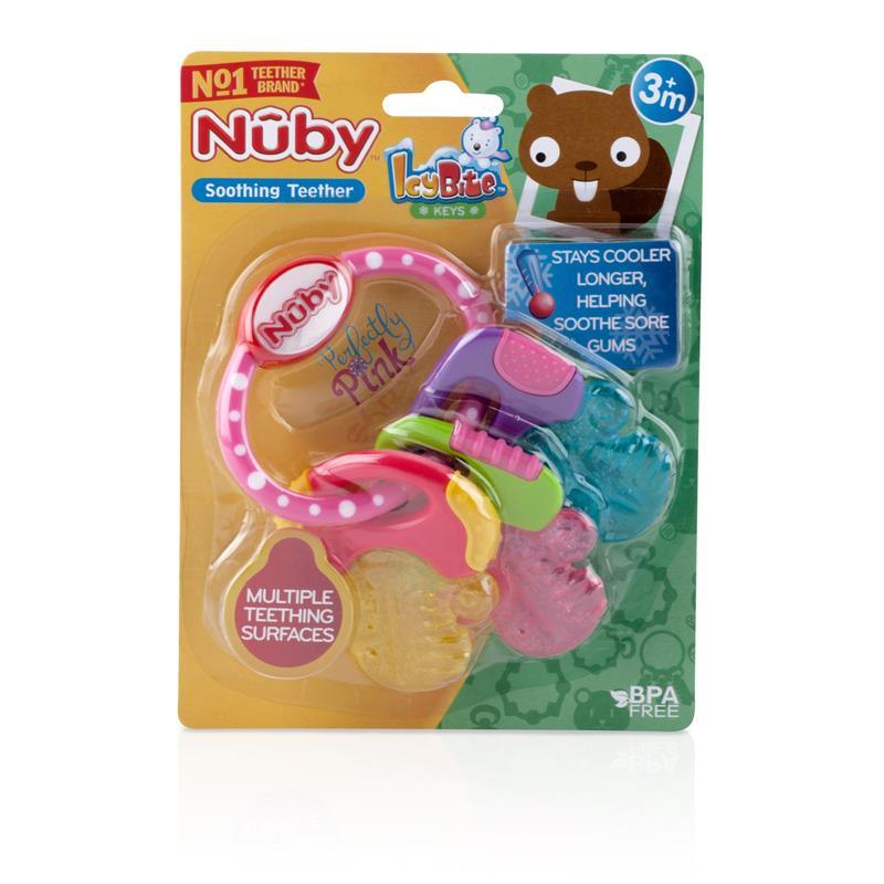 Nuby - Ice Gel Teether Keys Pink Image 3