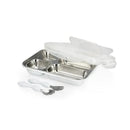 Nuby - Insulated Stainless Steel Travel Lunch Box, White Image 1