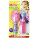 Nuby Luv 'N Care Comb & Brush Set, Colors May Vary Image 1