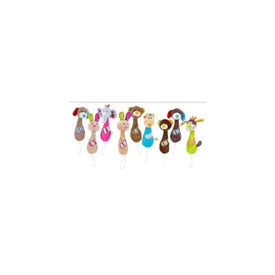 Nuby Luv 'N Care Plush Pacifinder W/ Plastic Clip, Colors May Vary Image 1