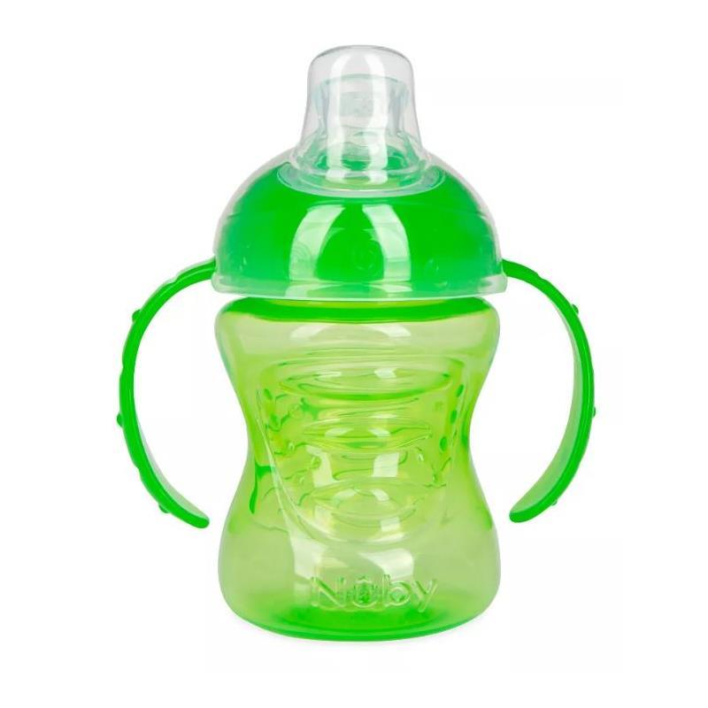 Nuby - No Spill Super Spout Trainer Cup 8Oz, Bright Green Image 1