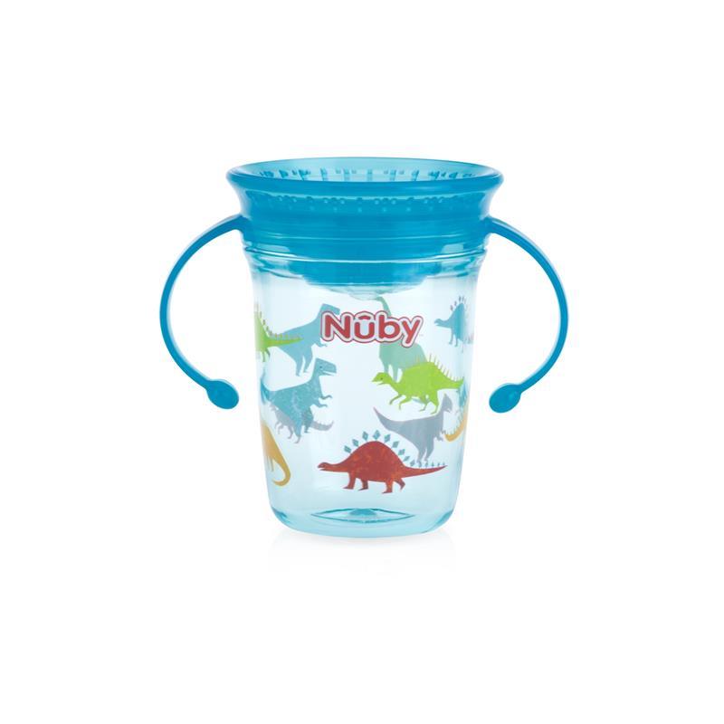 Nuby No Spill Tritan Ice Bear/Dinosaur Printed Wonder Cup, 1PK Image 5