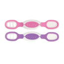 Nuby - Nuby Dip & Scoop Spoons, 2 Pack, Girl Image 1