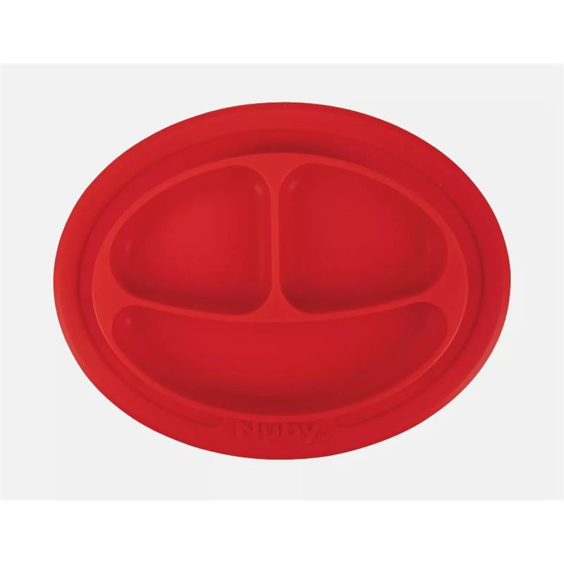 Nuby - Ovular Sectioned Silicone Feeding Mat Image 1