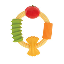 Nuby - Pasta Ring Teether Soft Silicone, Multi-Textured Surface Image 1