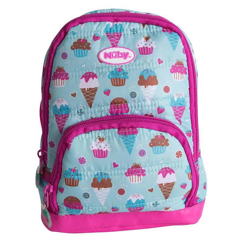 Nuby - Quilted Backpack Harness, Sweet Girl Image 1