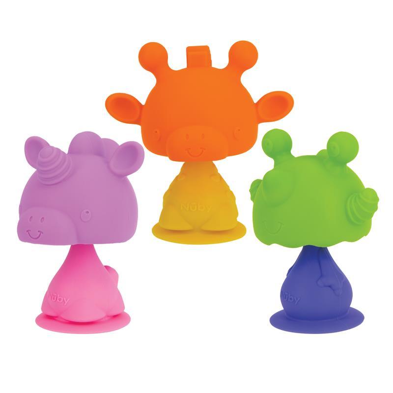 Nuby - Silicone Bobble Head Character Teethers  Image 1