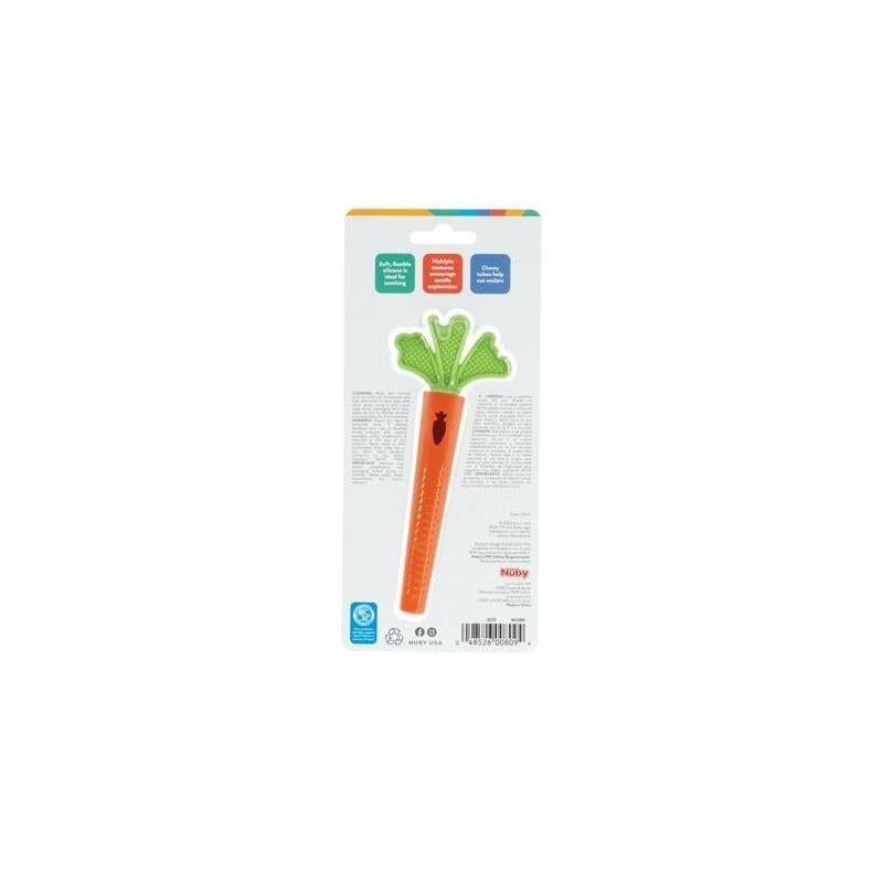 Nuby - Silicone Carrot Tube Teether Baby Teething Toy Image 6