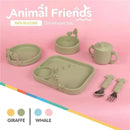 Nuby - Silicone Giraffe Baby Feeding Bowl - Green Image 4