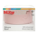 Nuby - Silicone Whale Baby Feeding Bowl - Pink Blush Image 3