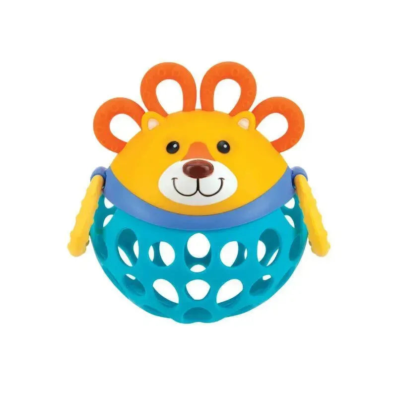 Nuby - Silly Shakers Animal Rattle Toy, Lion Image 1
