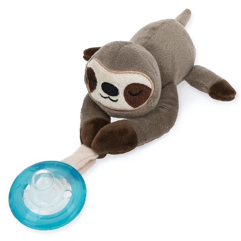 Nuby - Snuggleez Pacifinder With Silicone Pacifier, Sloth Image 1