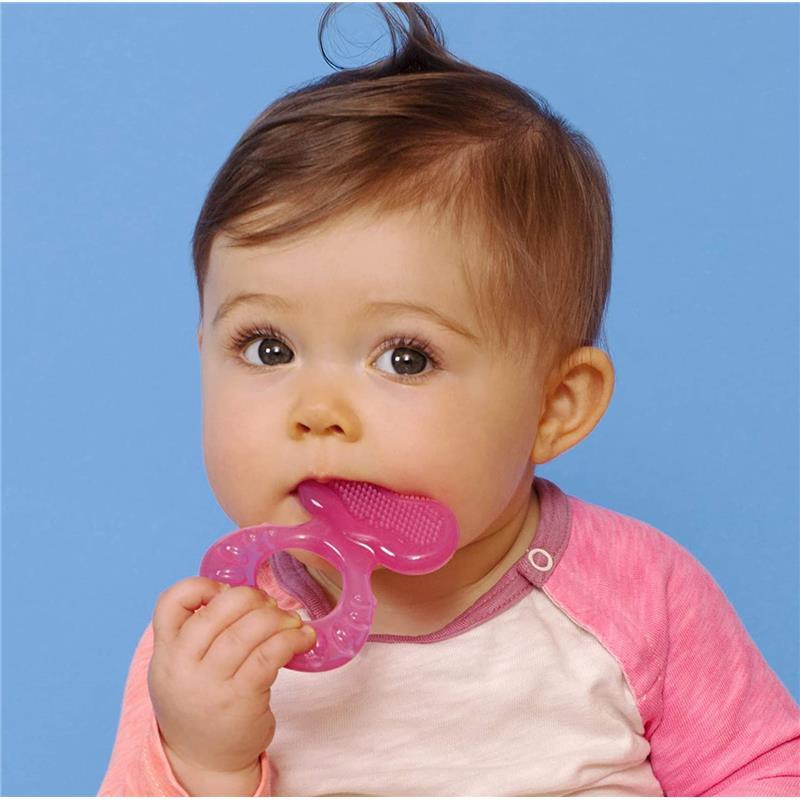 Nuby - Step 1 Soft Silicone Teether, Pink Image 5