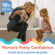 Nuby - Step Ladder Toddler Potty Seat for Toilet, Pink Image 2