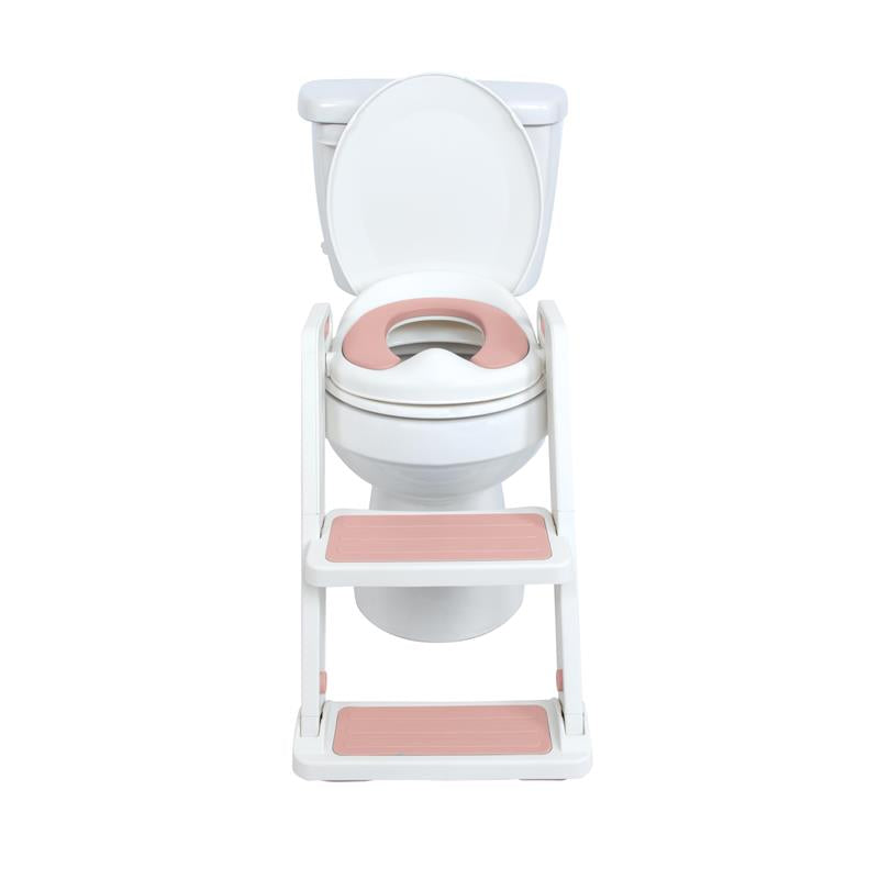 Nuby - Step Ladder Toddler Potty Seat for Toilet, Pink Image 4