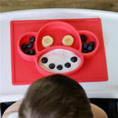 Nuby - Sure Grip Mini Silicone Placemat, Red Monkey Image 1