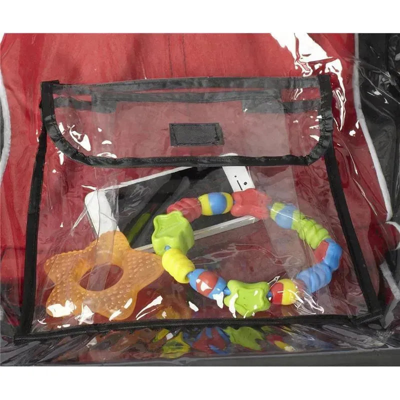 Nuby - Tandem Stroller Weather Shield, Clear Plastic Cover Image 4