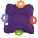 Nuby - Teething Blanket With Silicone Lion and Bear Head Image 5