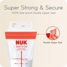 Nuk - 100 Ct Simply Natural Seal n' Go Breast Milk Bags Image 2