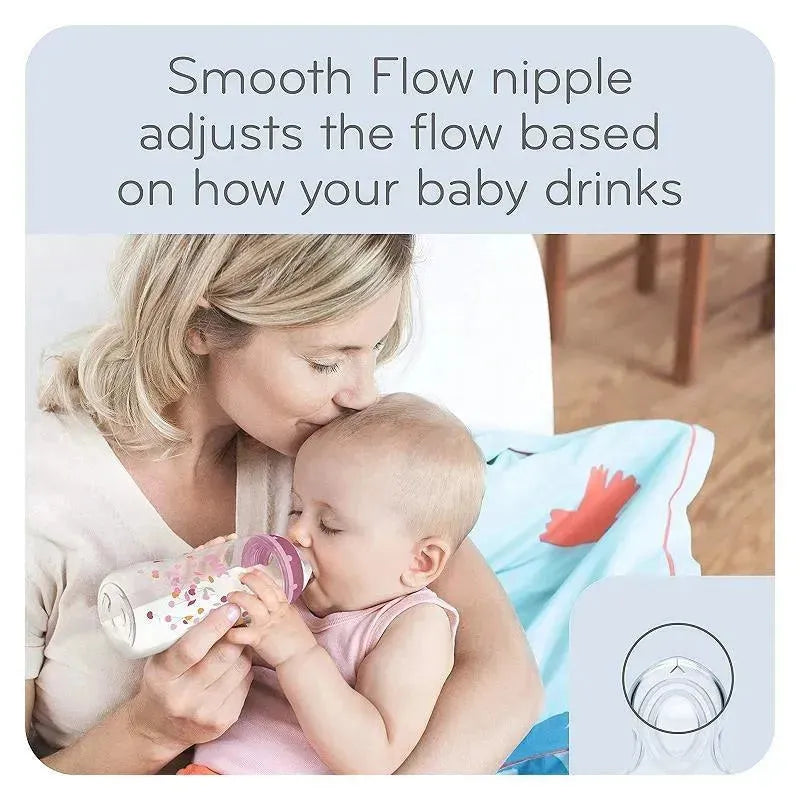 Nuk - 10Oz 3Pk Boy Smooth Flow Bottle Woodland Image 3