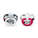 NUK - 2Pk Orthodontic Pacifiers Mickey/Minnie Mouse, 6/18M Image 1