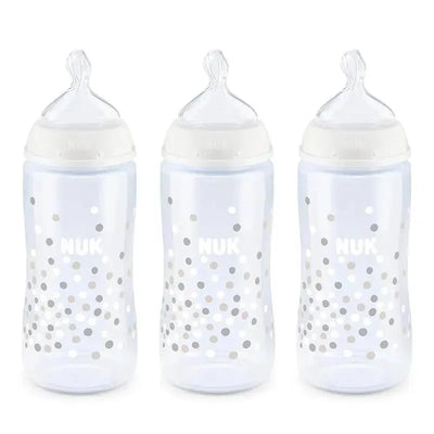 Nuk - 2Pk Smooth Flow Anti-Colic Baby Bottle with SafeTemp Image 1