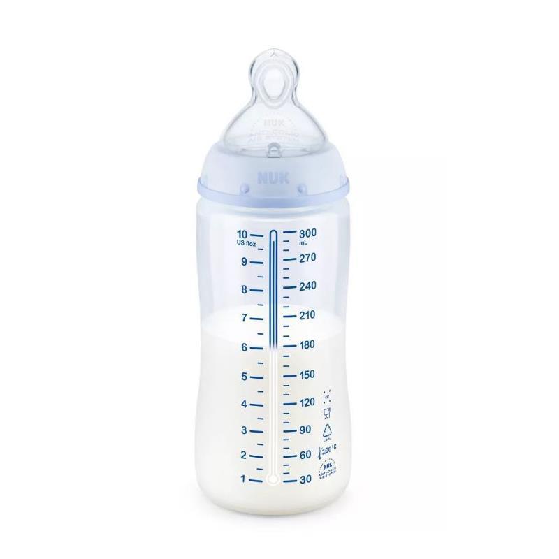 Nuk - 2Pk Smooth Flow Anti-Colic Baby Bottle with SafeTemp Image 3