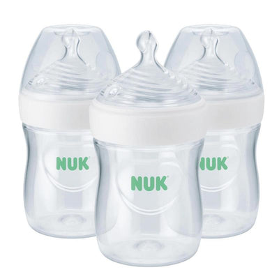 Nuk - 3Pk Bottle Simply Natural 5 Oz, Slow Flow Image 1