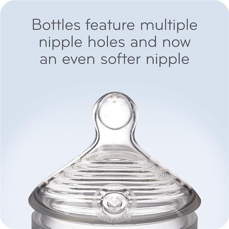 NUK - 3Pk Simply Natural Glass Baby Bottles, 4 Oz Image 2