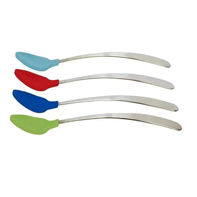Nuk - 4Pk First Essentials Soft Bite Infant Spoon, Silicone Tip Image 1