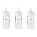 Nuk - 9 Oz 3Pk Simply Natural Baby Bottle with SafeTemp Image 1