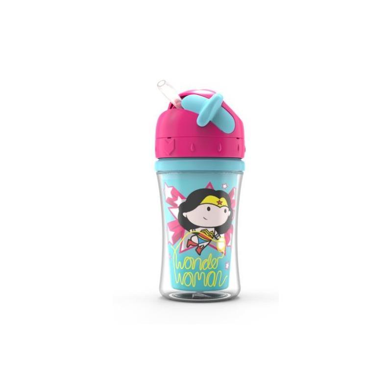 Nuk - Cup Justice League Straw 9 Oz 1 Pk, Girl Image 1