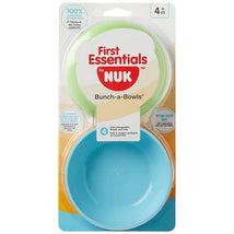 Nuk First Essentials Bunch-A-Bowls, Assorted Colors 4-Pack Image 2