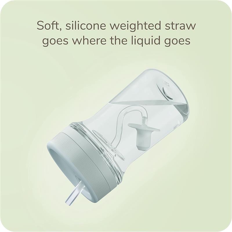 Nuk - for Nature Everlast Weighted Straw Cup, BPA Free, Spill Proof Sippy Cup Image 2
