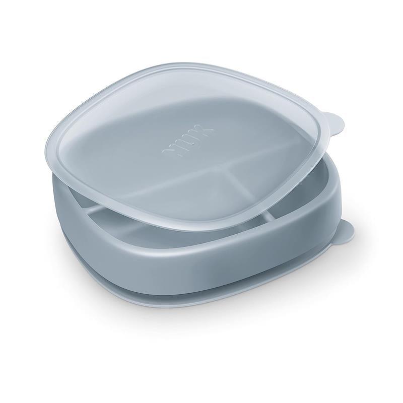 NUK - For Nature Suction Plate & Lid, Blue Image 1