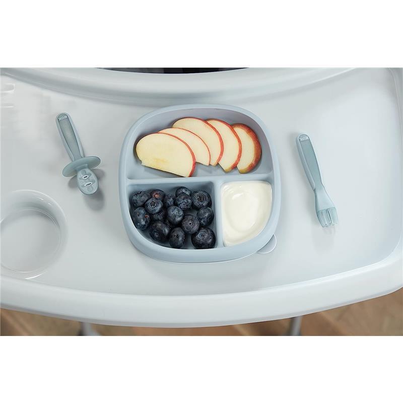 NUK - For Nature Suction Plate & Lid, Blue Image 3