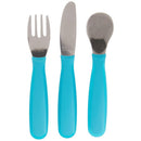 NUK Kiddy Cutlery, Utensil Set, 18+ Months, Blue, 3 Count Image 2