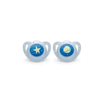 Nuk - Pacifier Genius Size 1, 2 Pk Outer Space Theme, Boy Image 1