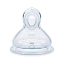 NUK Smooth Flow Anti-Colic Baby Bottle Nipples 0-6 Months,2Pk Image 1