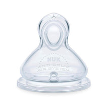 NUK Smooth Flow Anti-Colic Baby Bottle Nipples 6-18 Months,2Pk Image 1