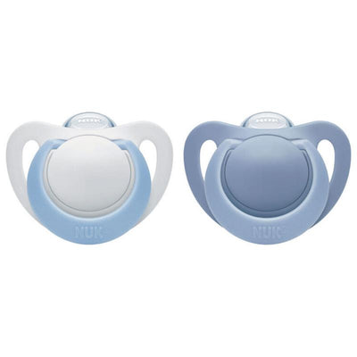 Nuk 2Pk Newborn Orthodontic Pacifiers 0/2M, Assorted Colors Image 2