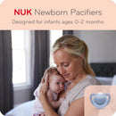 Nuk 2Pk Newborn Orthodontic Pacifiers 0/2M, Assorted Colors Image 6