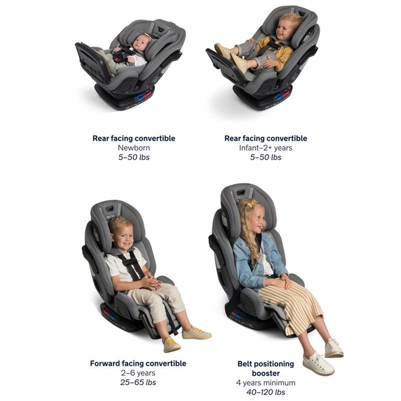 Nuna - EXEC All-In-One Convertible Car Seat, Caviar Image 3