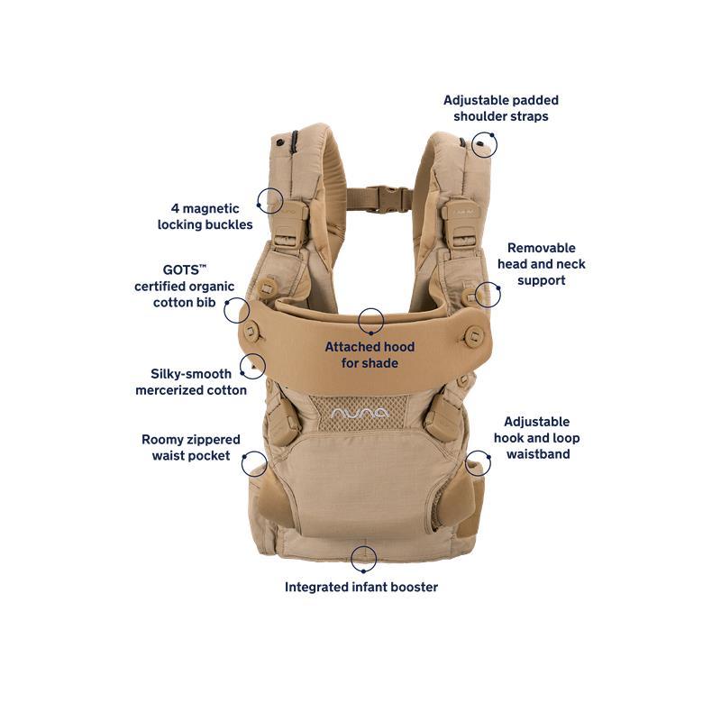 Nuna - Cudl Baby Carrier, Softened Camel Image 6