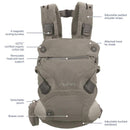 Nuna - CUDL Clik 4 in 1 Baby Carrier Fog Image 4