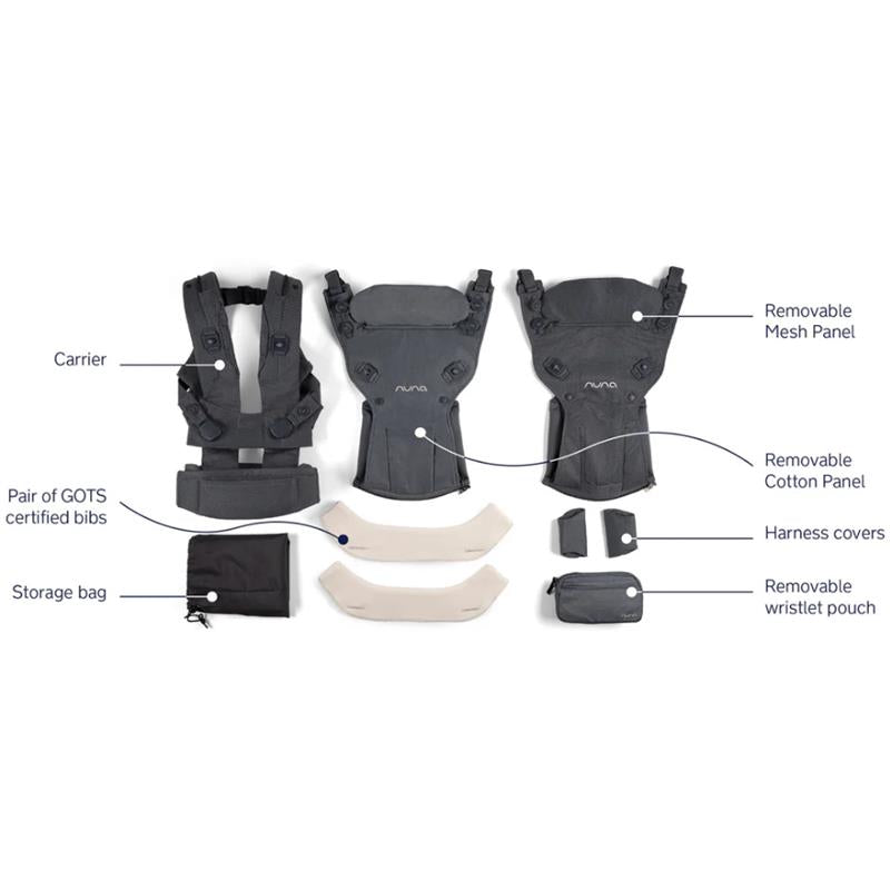 Nuna - CUDL Deux Baby Carrier Denim Image 2