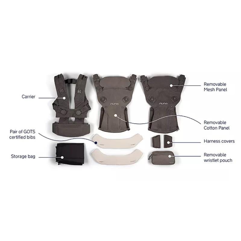 Nuna - Cudl Deux Baby Carrier, Thunder Image 5