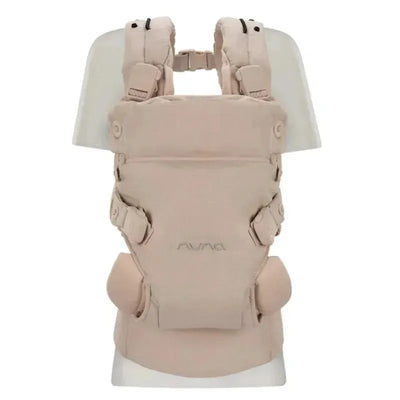 Nuna CUDL™ luxe Baby Carrier in Pearl color, featuring adjustable straps and a contoured design for comfort.