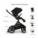 Nuna - DEMI Next Stroller with Rider Board, Caviar Image 2